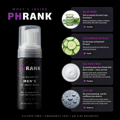 pHrank pH Balance Intimate Wash